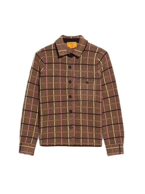 dylan plaid shirt Guest In Residence GUEST IN RESIDENCE | W33610ALBURNT COCOA COMBO